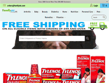 Tablet Screenshot of familyotc.com